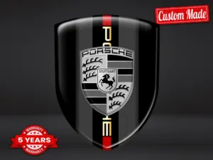 Porsche Emblemas Coche Personalizados Edición Moderna Profesional